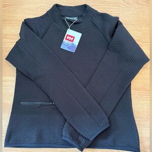 Helly Hansen Black Zip-Up Sweater